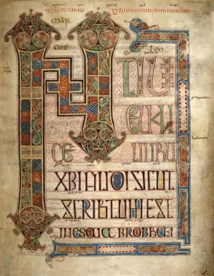  El Lindisfarne Gospels: Un Tesoro de Iluminación Medieval y Fantasía Celta!